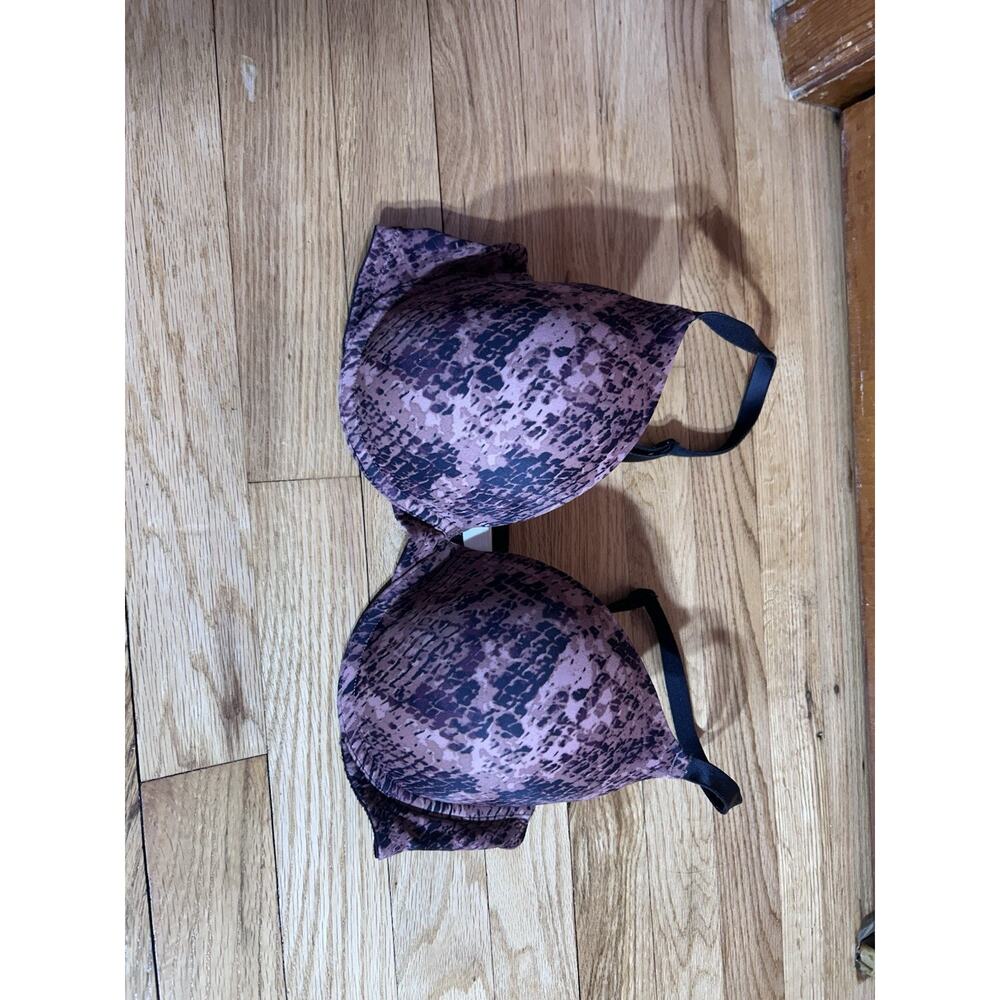 Pink Victorias Secret Praline Wear Everywhere Wireless Push Up Bra Sz 38D